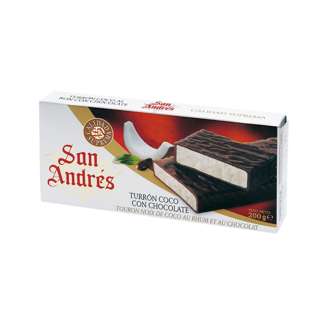 Turonas Kokosinis turonas aplietas šokoladu, 200g. | Espanola.lt