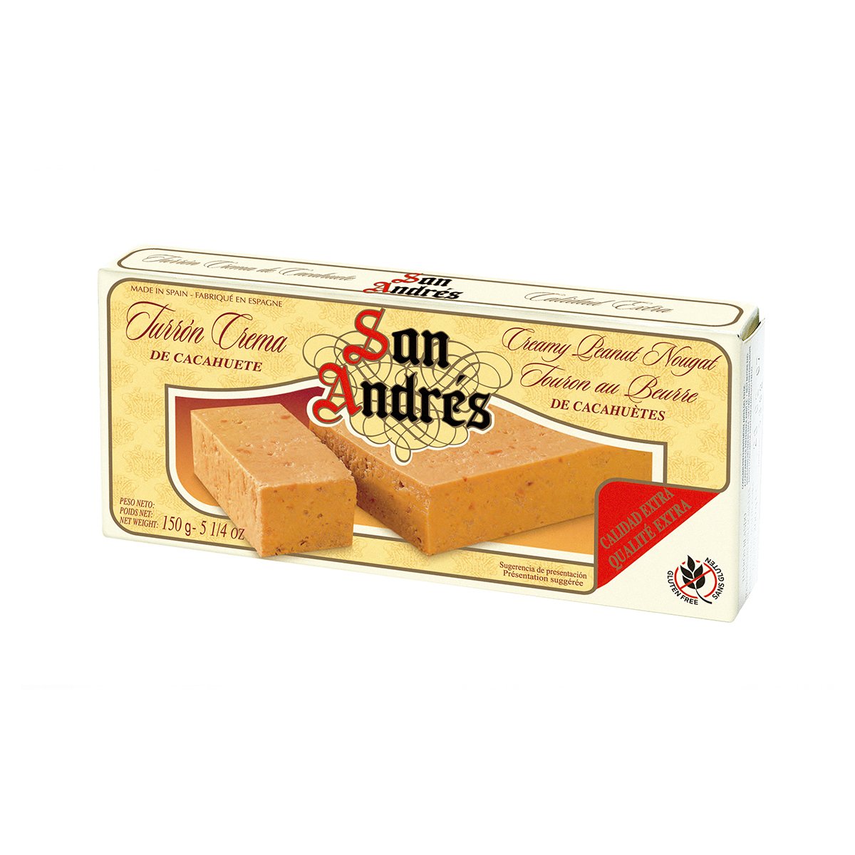 Turonas Kreminis žemės riešutų turonas, 150g. | Espanola.lt
