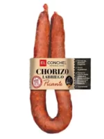 Duroc veislės kiaulės vytinta Aštri CHORIZO dešra, 200g.