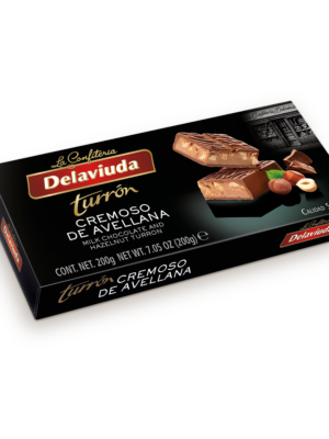 Kreminis lazdynų riešutų turronas, 200g.