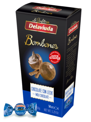 Pieniško šokolado saldainiai su kreminiu įdaru 150g.