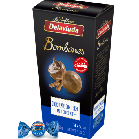 Pieniško šokolado saldainiai su kreminiu įdaru 150g.