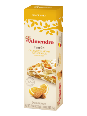 Migdolų ir apelsinų turonas 75g.