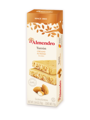 Kreminis migdolų turronas 75g.