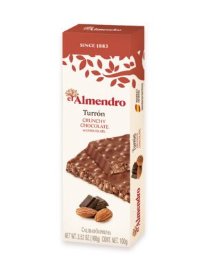 Šokoladinis turronas 100g.