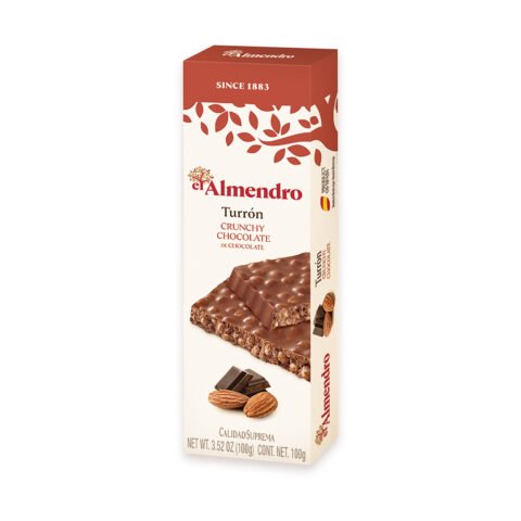 Šokoladinis turronas 100g.