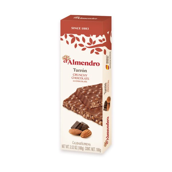 Šokoladinis turronas 100g.