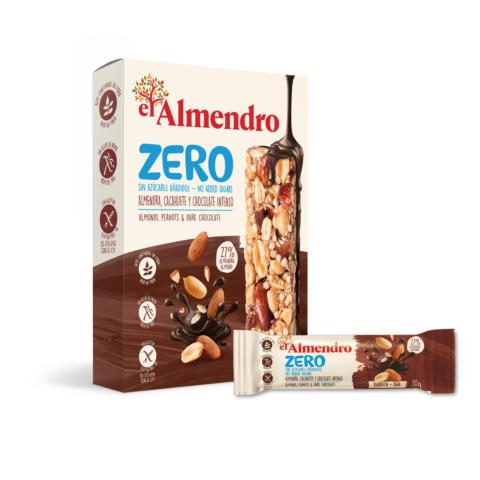 Migdolų, žemės riešutų ir šokolado batonėlis, be pridėtinio cukraus 4*35g.