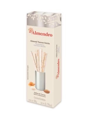 Sūdytų migdolų turrono lazdelės 50g.