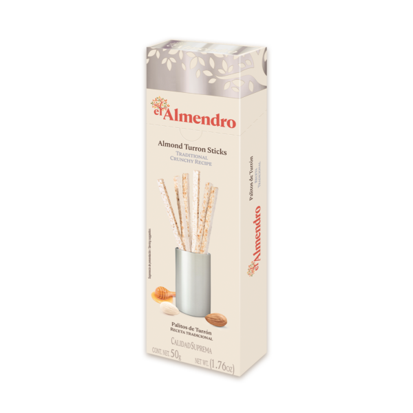 Sūdytų migdolų turrono lazdelės 50g.