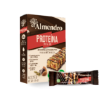 Riešutų batonėliai su žirnių baltymais, padengti 70 %juoduoju šokoladu, 4*35g.