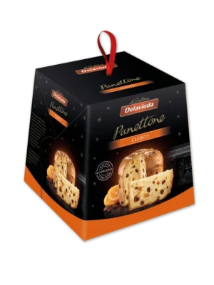 Panettone pyragas su džiovintais vaisias 750g.