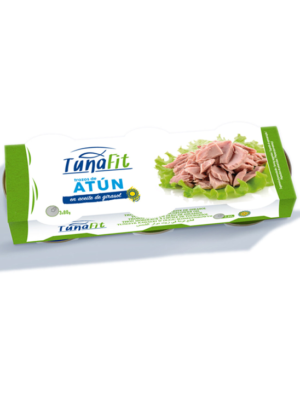 „Tunafit“ tunas saulėgrąžų aliejuje 3*80g.