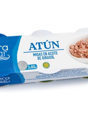 "Claramar" skulkintas tunas saulėgrąžų aliejuje 3*80g.