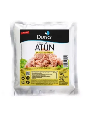 "Dunia" Tunas saulėgrąžų aliejuje  500g.